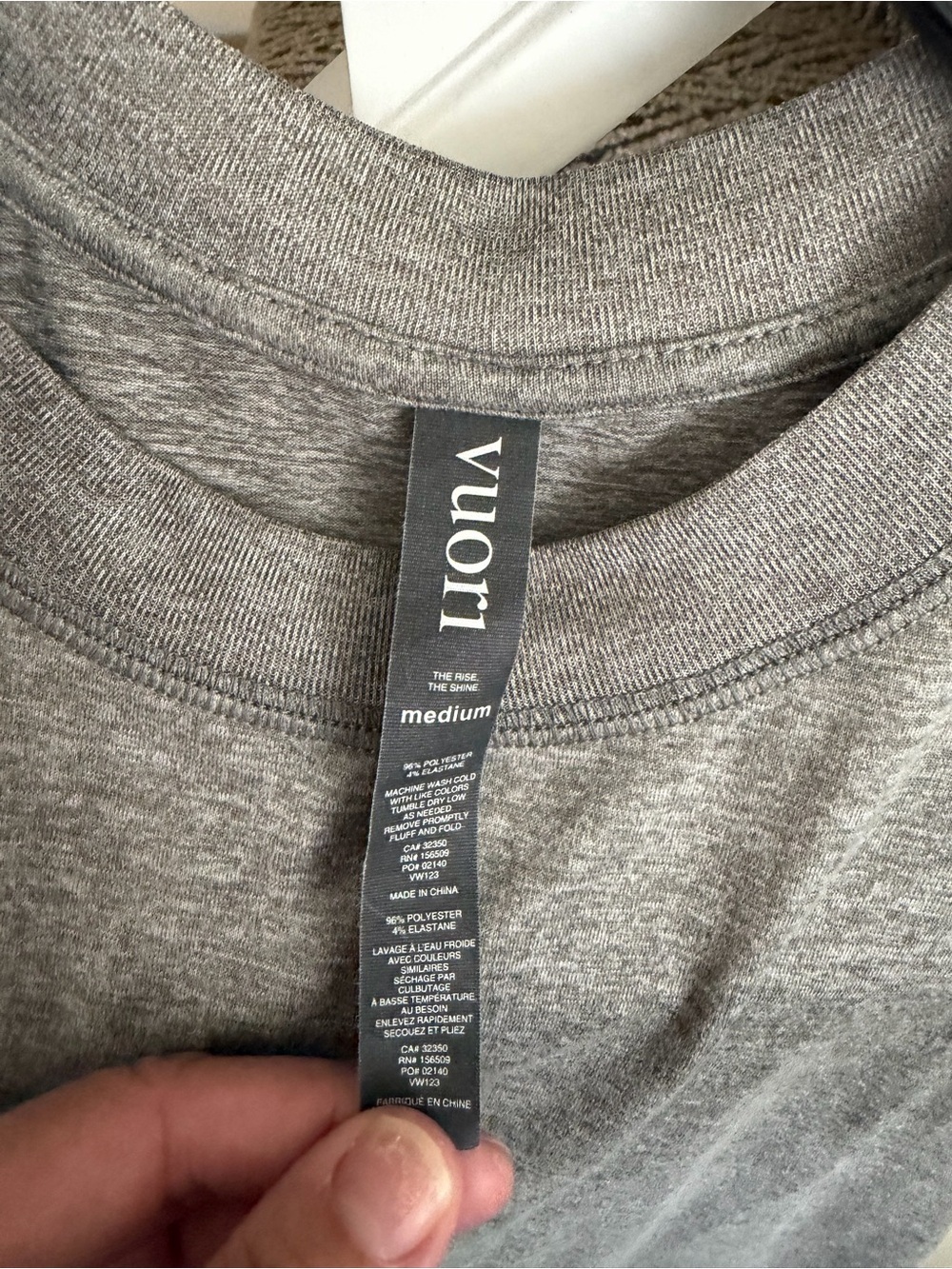 Vuori Gray Sleeveless Muscle Tank - Picture 2 of 3